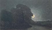 John Constable The edge of a heath by moonlight oil on canvas